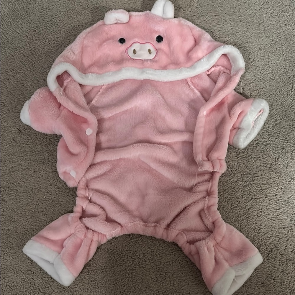 Adorable Pink Piglet Dog Costume